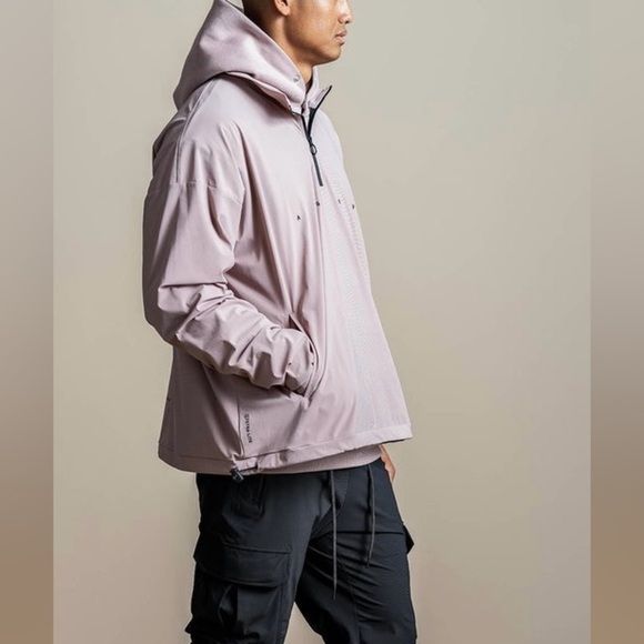 ASRV Jacket Men’s Large Dusty Pink Tetra-Lite Quarter Zip Jacket